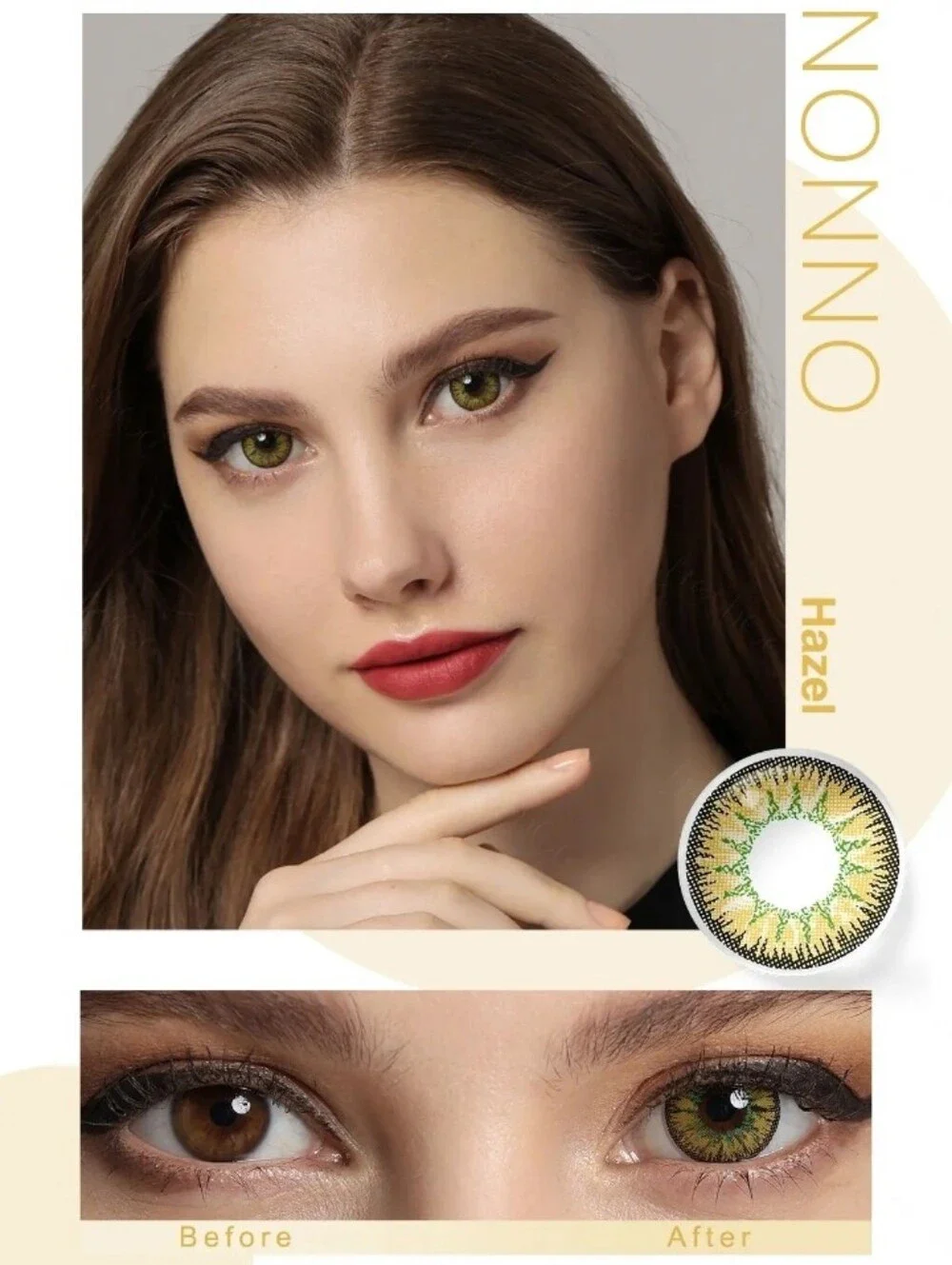 Hazel - Color Eye Wear Lenses - Costume Enhancements